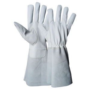 Service OEM personnalisé de qualité supérieure Gants de soudage en cuir de qualité supérieure Nouvelle arrivée Conception de résistance à la chaleur Gants de sécurité raisonnables - Product Image 1