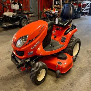 Tondeuse à gazon professionnelle GR2120, tracteur de jardin haute efficacité, moteur durable, machine de terrassement extérieure robuste - Product Image 1