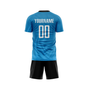 Sublimación personalizada Digital impreso poliéster uniforme de fútbol al por mayor personalizado OEM equipo deporte desgaste hombres fútbol calidad uniforme - Product Image 3