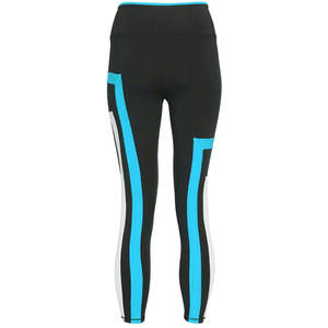 Leggings de fitness taille haute pour femmes avec logo sur mesure en gros 100% coton Design de couleurs différentes Style sport - Product Image 6