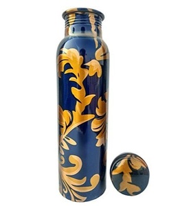 Botella de agua de cobre impresa con esmalte multicolor de excelente calidad, vasos de plástico saludables - Product Image 1