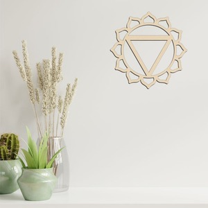 Shree Yantra Geometría Sagrada Madera Curación Cristal Rejilla MDF Drowsing Péndulo Rejilla Tablero faizacraft - Product Image 2