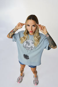 Nouveau T-shirt à manches courtes pour femmes, mode, impression personnalisée, manches courtes, respirant, coton biologique écologique - Product Image 4