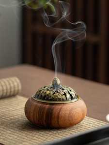 Quemador de incienso de la mejor calidad, pequeño juego de quemador Bakhoor de madera, quemador de incienso hecho a mano a la venta - Product Image 2