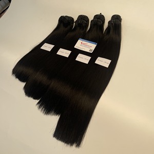 Calidad de Grado Superior Super doble máquina trama hueso recto negro Natural pelo de alta calidad de Vietnam precio de fábrica al por mayor - Product Image 2