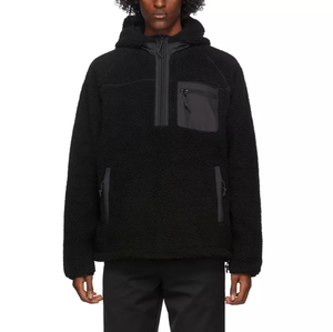 Sweats à capuche Sherpa pour hommes 100% coton Chaud Doux Doublure en polaire Respirant Confortable Décontracté Mode d'hiver Vente en gros bon marché - Product Image 1