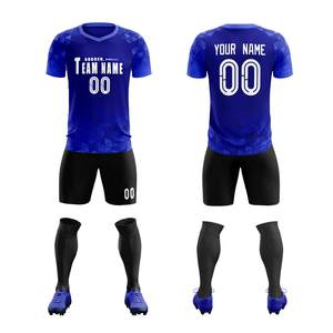 Créez Votre Propre Tenue d'Équipe Ensembles de Maillots de Football par Sublimation Vente en Gros Logo Personnalisé 100% Polyester Haute Qualité Adulte Football Personnalisé - Product Image 5