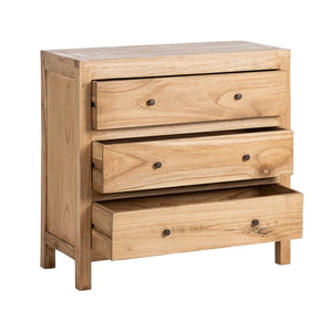 Commode moderne minimaliste à 3 tiroirs pour chambre à coucher, salon et mobilier de maison - Product Image 4