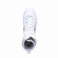 Chaussures de boxe en cuir à lacets de qualité supérieure, fabriquées en usine, respirantes, antidérapantes, adhérence toutes saisons, couleurs personnalisables, OEM