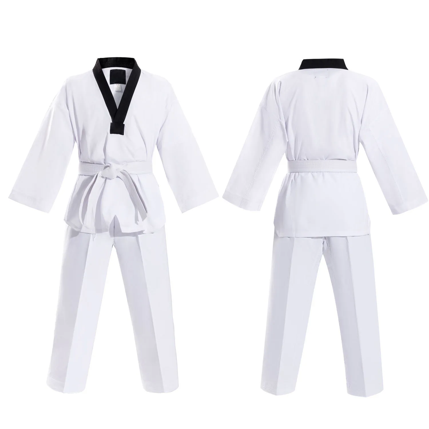 סיטונאי מותאם אישית oem sportswear Taekwondo אחידה גודל למבוגרים teaekwondo מדים עם לוגו מותאם אישית