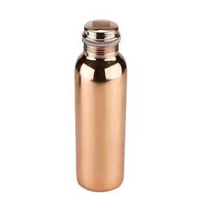 Elegant Blue Floral Printed Copper <b>Bottle</b> for Daily Hydration and Stylish Home Wellness with Premium Quality Craftsmanship - Product Image 5