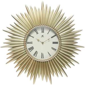 Gold Finished Wall Clock Handicrafts Wall <b>Decorative</b> Antique Clock Luxury Wall Decor Items Home Accessories - Product Image 5