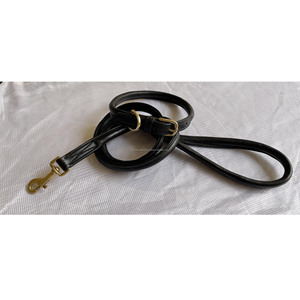 Haute qualité-collier et laisse de chien en cuir de vache souple/matériel en laiton massif au plomb-cuir roulé souple fait à la main - Product Image 1