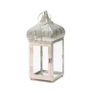 Farol de Diseño Marroquí de Acero Inoxidable con Acabado Dorado, Farol de Vela de Diseño Hecho a Mano de Primera Calidad - Product Image 6