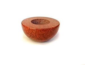 Ying Yang support votif pierre naturelle stéatite T lumière bougeoir support couleur noire décor à la maison bougies - Product Image 4