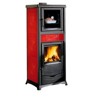 Poêle à bois Rosella Plus Oven 9.4kW 165 Bordeaux 5 étoiles 3009900 - Product Image 1