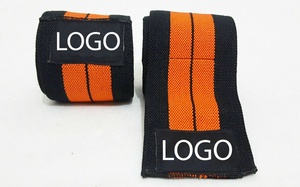 Enveloppes de genou en coton néoprène pour l'haltérophilie et l'entraînement en salle de sport Bandages de musculation Sangles - Product Image 4