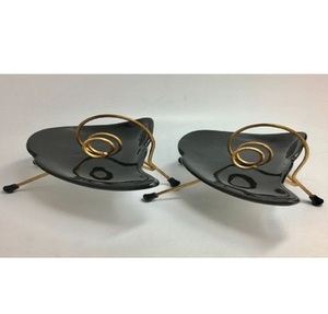 Cendrier en métal argenté au design étonnant avec empreinte digitale noire ombrée sur mesure, idéal pour la maison, les restaurants, les bars et les fournitures de bureau. - Product Image 6