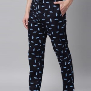 Pantalon de pyjama à carreaux en coton 100% de nuit d'hiver pour hommes - Product Image 3