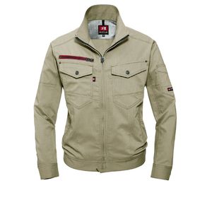 Veste de travail Burtle 7041, légère, durable, design élégant, tissu respirant, uniforme professionnel, fermeture éclair, coupe-vent, séchage rapide - Product Image 4