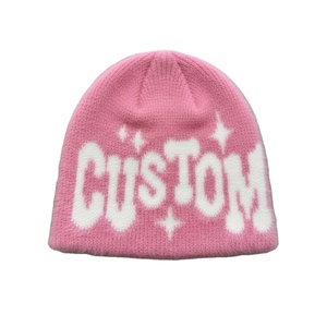 Gorro Deportivo Unisex de Punto Plano con Forro de Peluche, Estilo Urbano, Color Sólido, Personalizable con Logotipo OEM/ODM, para Viajes al Aire Libre - Adultos - Product Image 3