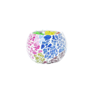 Porte-bougie en mosaïque royale en verre de qualité supérieure, en vrac, promotion, meilleur Design de décoration intérieure - Product Image 2