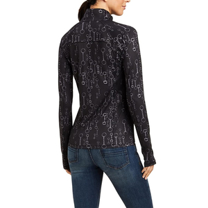 Vêtements équestres de qualité supérieure vêtements de compétition chemise couche de base haut à manches longues personnalisé vente en gros 4 voies Stretch chemise d'équitation - Product Image 2
