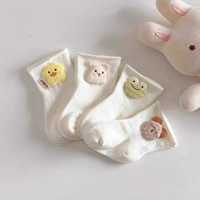 Chaussettes pour bébé en tricot mignonnes, douces, en bambou, antidérapantes, design animal 3D, écologiques, pour les tout-petits, les nourrissons, support de commande en gros personnalisée