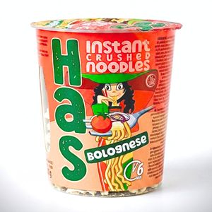 HAS Bolognese Ramen <b>Noodles</b> <b>Box</b> Instant 70g Wheat Flour Fried 18% Fat Rich Savory 6-Minute Cooking Time 12-Month Shelf - Product Image 3