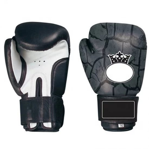 Gants de boxe en cuir de haute qualité MMA Grappling Punching Bag Entraînement Kickboxing Combat Sparring Respirant Fermeture à boucle - Product Image 3