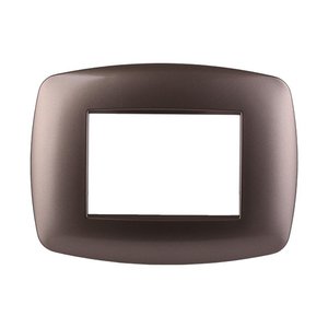 Etroit piatto sottile serie spazio 3P colore bronzo compatibile con luce vivente Bticino-materiali elettrici/compatibile - Product Image 1