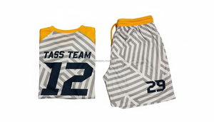 Uniformes de Fútbol Personalizados de Alta Calidad con Logotipo, 100% Poliéster Reflectante, Ligeros, de Secado Rápido y Transpirables, Cuello en V, Diseño Moderno para Hombre - Product Image 6