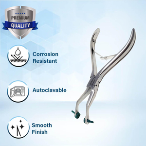 Forceps d'extraction dentaire MEDIVA ESSENCE pour racines d'incisives inférieures, enfants, manuel, réutilisable, poignée ergonomique, mâchoire 30, CE, chirurgie dentaire - Product Image 2