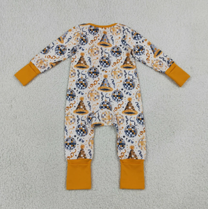 Mono de bebé transpirable con estampado lindo y cremallera, sin mangas, de seda de leche/algodón, para verano, unisex, Longlv - Product Image 2