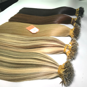Extensions de cheveux à pointe nano Extensions de cheveux humains à cuticules alignées Nano Tips Bond Hair Products - Product Image 5