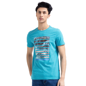 T-shirts en molleton 100% coton de haute qualité pour hommes, style décontracté, motif uni, manches courtes, impression de logo personnalisée, prix de gros - Product Image 1