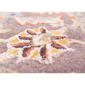 พรมขนสัตว์และใยวิสโคสทอมือลายดอกไม้สีชมพูและสีม่วง Kasbah รุ่น Top-1516 (Cs-01) สำหรับใช้ในบ้าน - Product Image 3