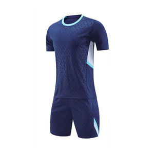 Personnalisé Meilleure Vente À Séchage Rapide Uniforme De Football Sur Mesure De Couleur Bleu Respirant Uniforme De Football pour Hommes - Product Image 1