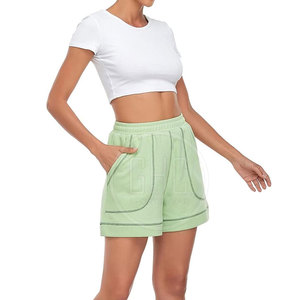 Pantalones cortos de chándal de cintura alta para hombre con logotipo personalizado, duraderos, transpirables, esenciales de invierno, ropa superventas para mujer - Product Image 5