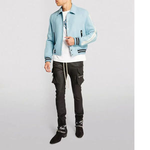 OEM <b>Mens</b> <b>Jackets</b> High Quality Custom <b>Corduroy</b> Fabric Keep Warm Bomber Letterman Baseball <b>Jacket</b> for <b>Men</b> - Product Image 1