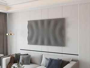 Art déco moderne, sculpture acoustique en bois 3D paramétrique CNC, personnalisable, pour décoration d'anniversaire, décoration de la maison - Product Image 4