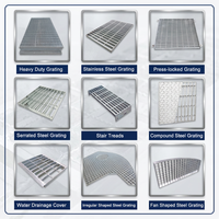 Plateforme industrielle extérieure en acier galvanisé, passerelle à forte capacité de charge, grille de plancher en acier, grille métallique à barres