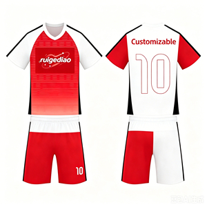 Maillot de football de l'équipe nationale thaïlandaise 2026, style néerlandais, personnalisable, toutes saisons, avec tous les logos - Product Image 1