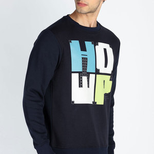 Sweat-shirt en coton mélangé léger de haute qualité pour hommes Matériau en polaire douce pour l'hiver Produit le plus demandé Offre Spéciale - Product Image 5