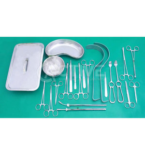 Ensemble appendicectomie et hernie avec ciseaux pointus, pinces et porte-aiguille Ensemble appendicectomie et hernie - Product Image 1