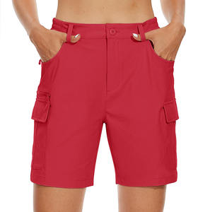 Meilleur design Short cargo Séchage rapide Classique Été Quotidien Mode décontractée Couleur unie Short respirant pour femmes - Product Image 1