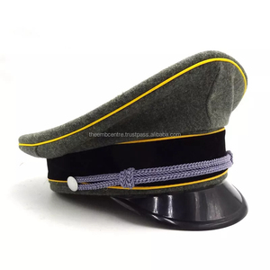 หมวกกะลาสีแบบกำหนดเอง ปักลายทองที่ปีกหมวก หมวกกะลาสีแบบกำหนดเองจากปากีสถาน - Product Image 5