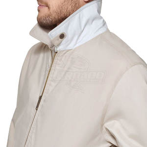 Blouson bombardier en Nylon pour homme, taille basse, imperméable, Logo personnalisé, vente en gros - Product Image 6