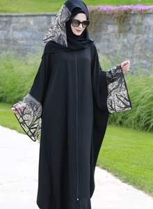 Elegante hecho a medida pakistaní invierno Abaya modestos diseños de moda para adultos mejor calidad tela ligera al por mayor - Product Image 6