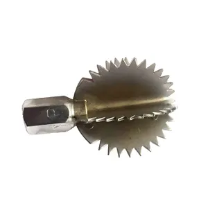 Iron Silver Left Thread Coconut Scraper Blade, For Commercial